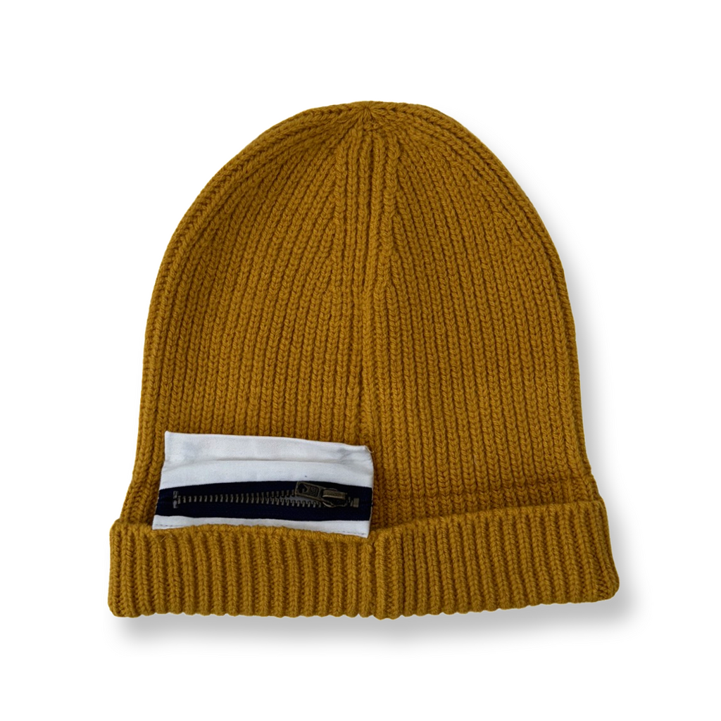 ÄKKI SÄKKI BEANIE - LAKKI MUSTARD